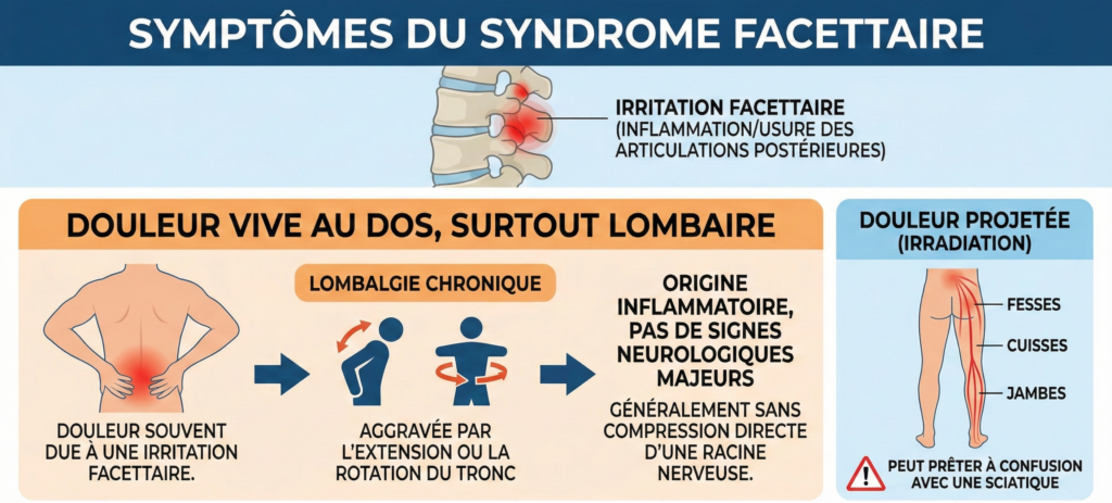 symptomes syndrome facettaire 2